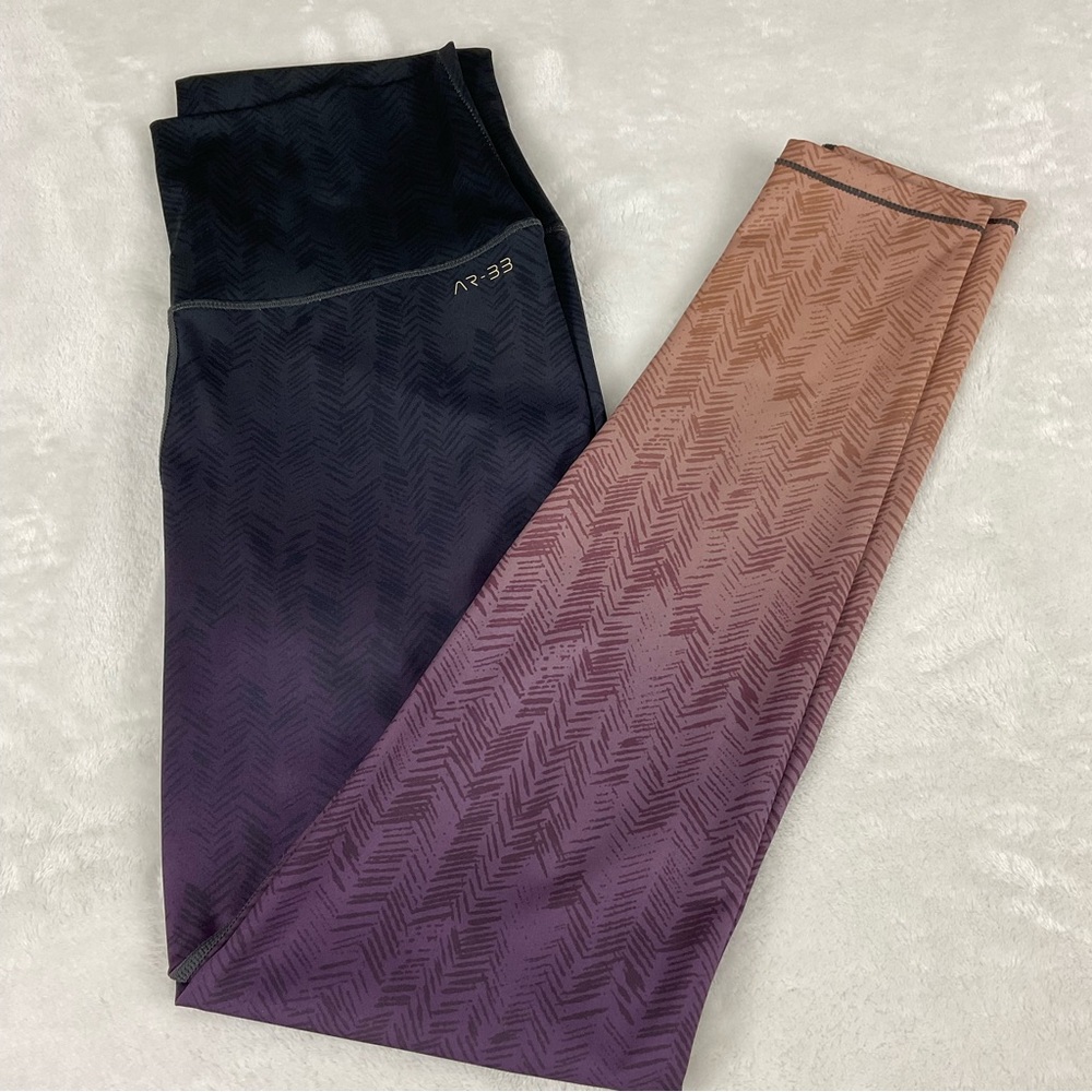 AR 33 Ombre Activewear Leggings High Rise